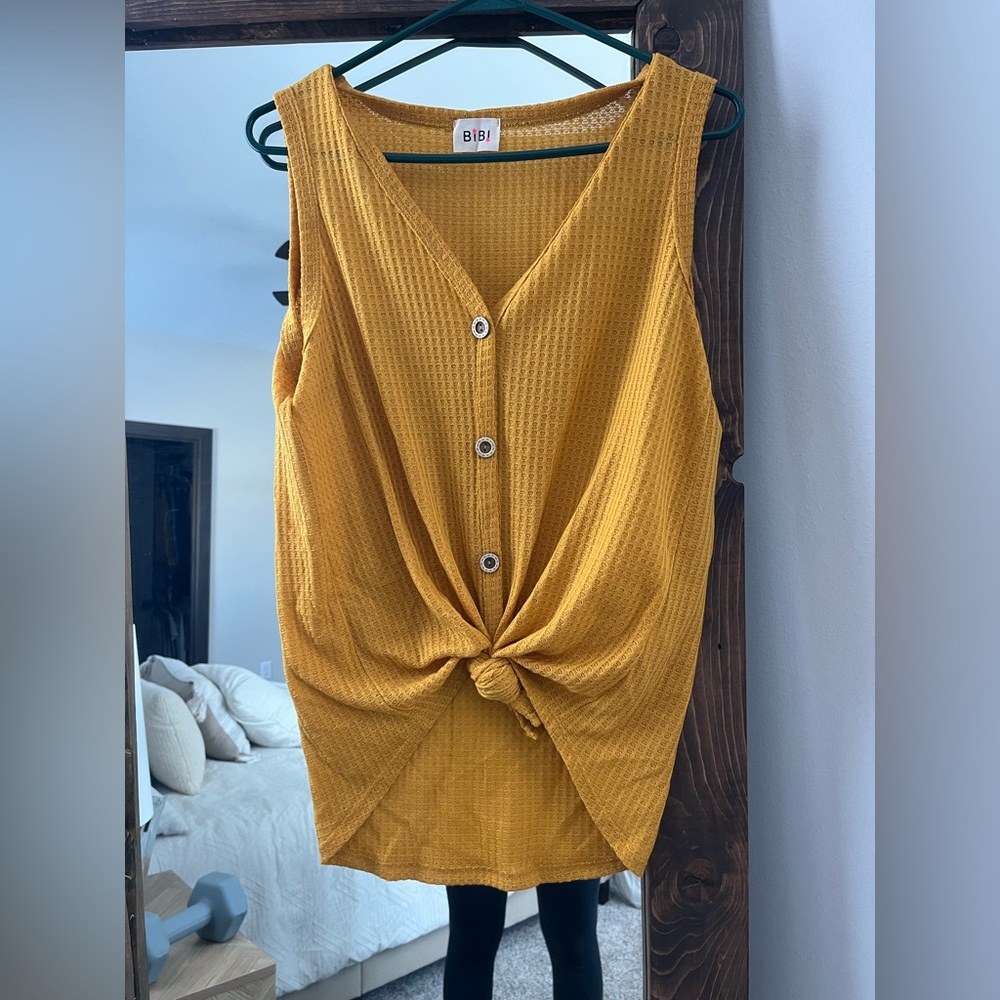 Bibi Waffle Knit Tank top